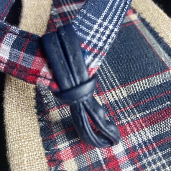 VINTAGE OP FLIP FLOPS SIZE 8 WOMANS/PLAID STYLE - Picture 5 of 5